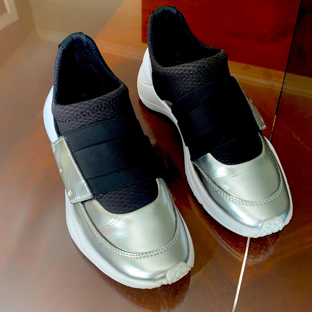 Alexander McQueen designer trainers.